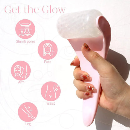 Ice Roller Facial Massager – Cooling Face Massage Tool for Skin Refresh, Puffiness Relief & Daily Skincare Routine