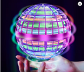 Floating LED Hover Ball – USB Rechargeable Indoor Toy Light-Up Floating Rotating Air Ball for Kids & Family Fun