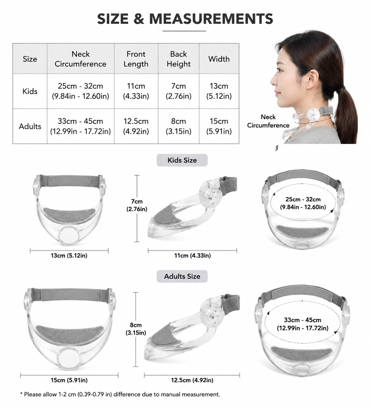 Adjustable Neck & Shoulder Stretcher - USB Rechargeable